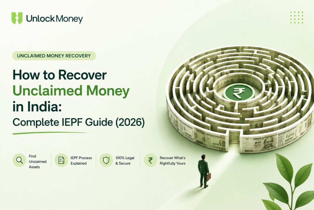 Recover Unclaimed Money in India